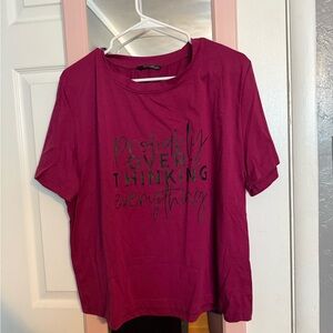 Women's Magenta Graphic Tee